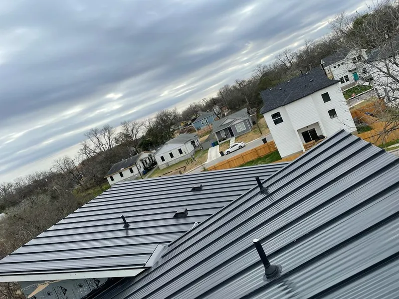 Standing seam metal roof panels with vents for Skylight Repair in Glenarden